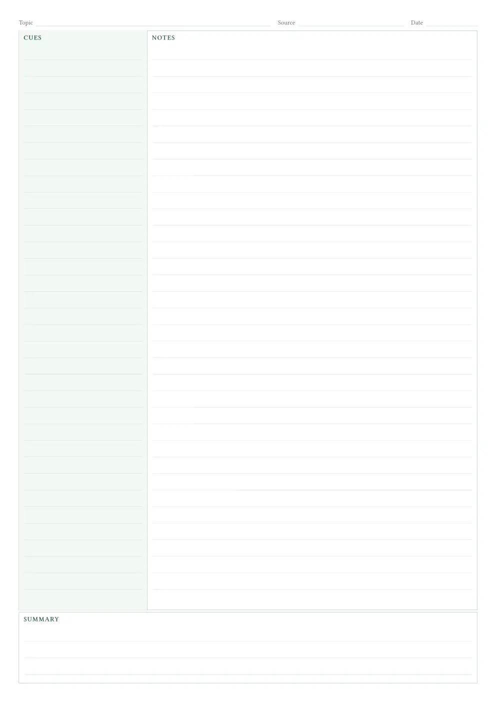 simple-cornell-notes