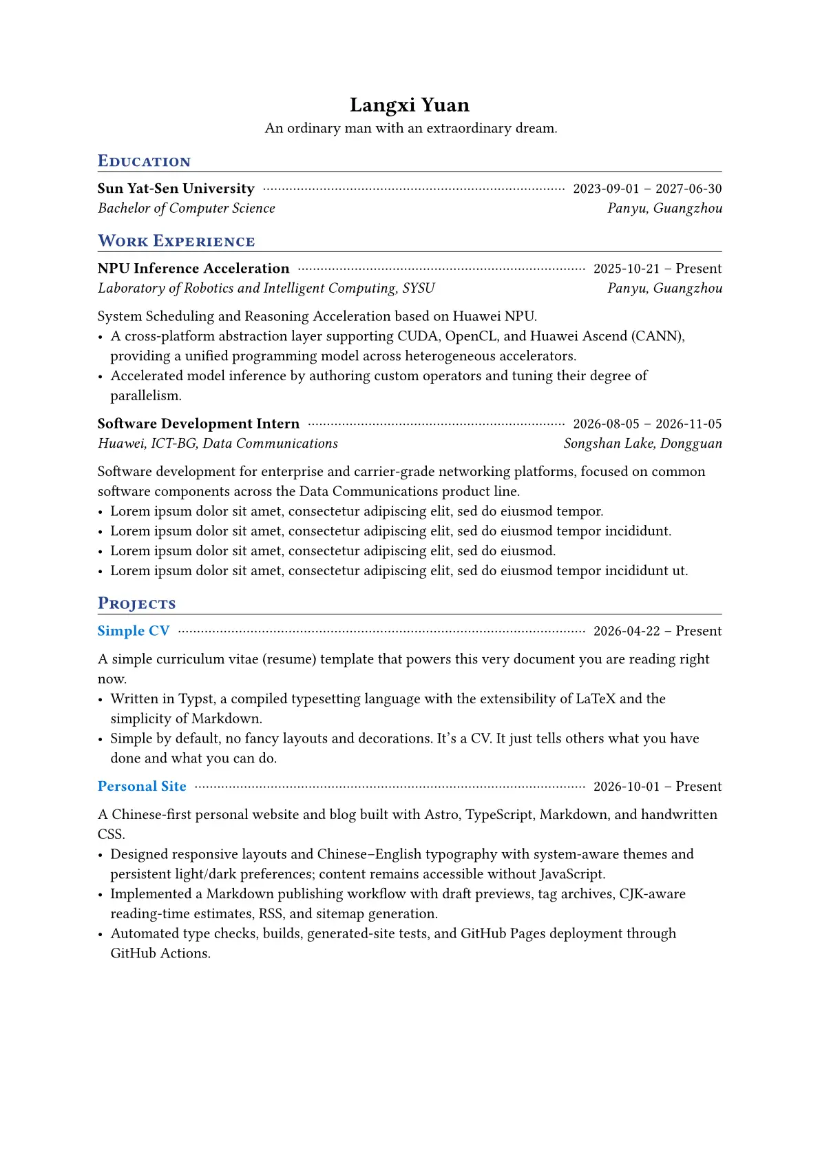 simple-cv